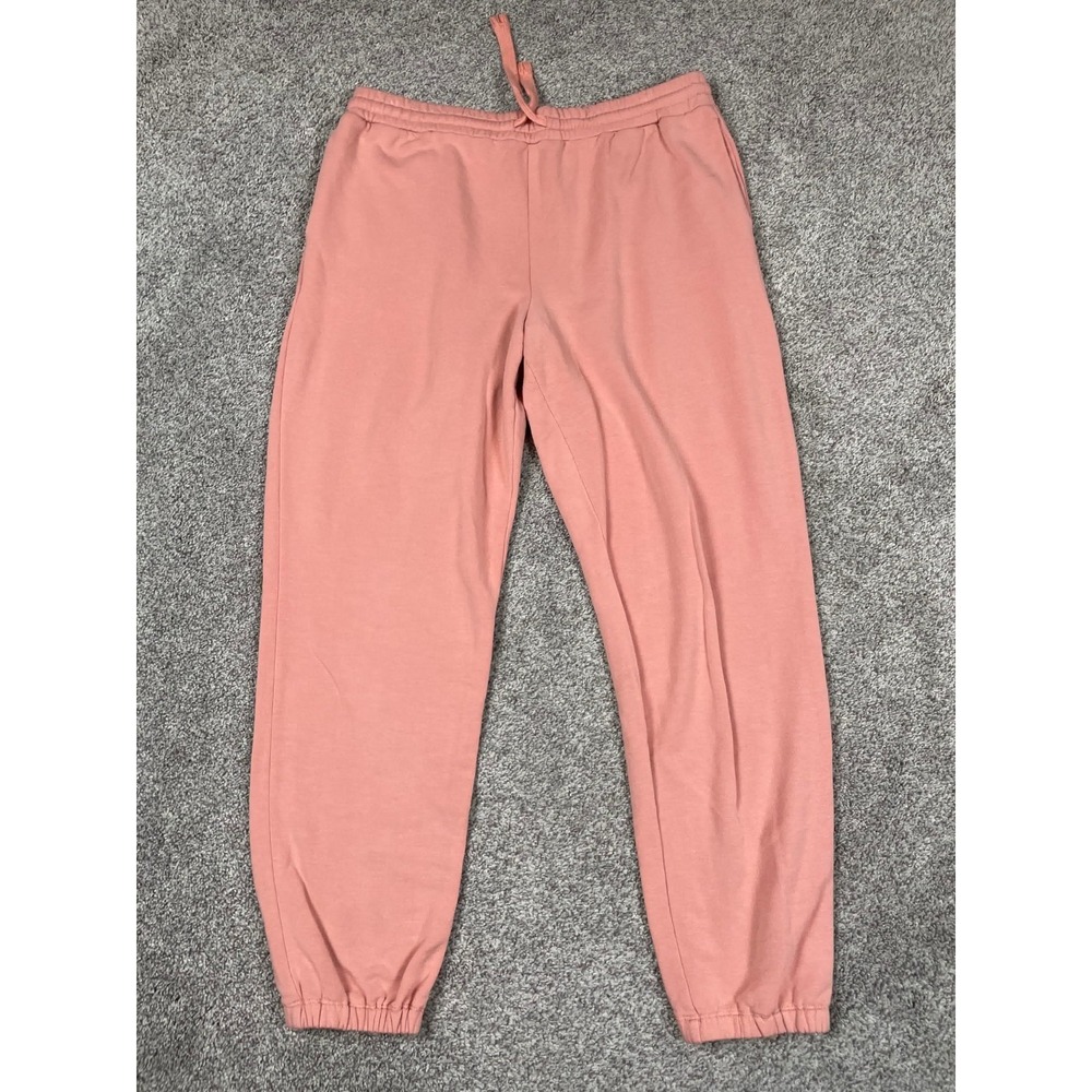 Madewell Sweatpants Womens Medium MWL Pink Jogger Drawstring Lounge Casual Modal